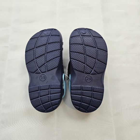 NWT, Toddler Dinosaur Clogs Shoes Dark Blue Size 8-11.5 - Picture 10 of 11